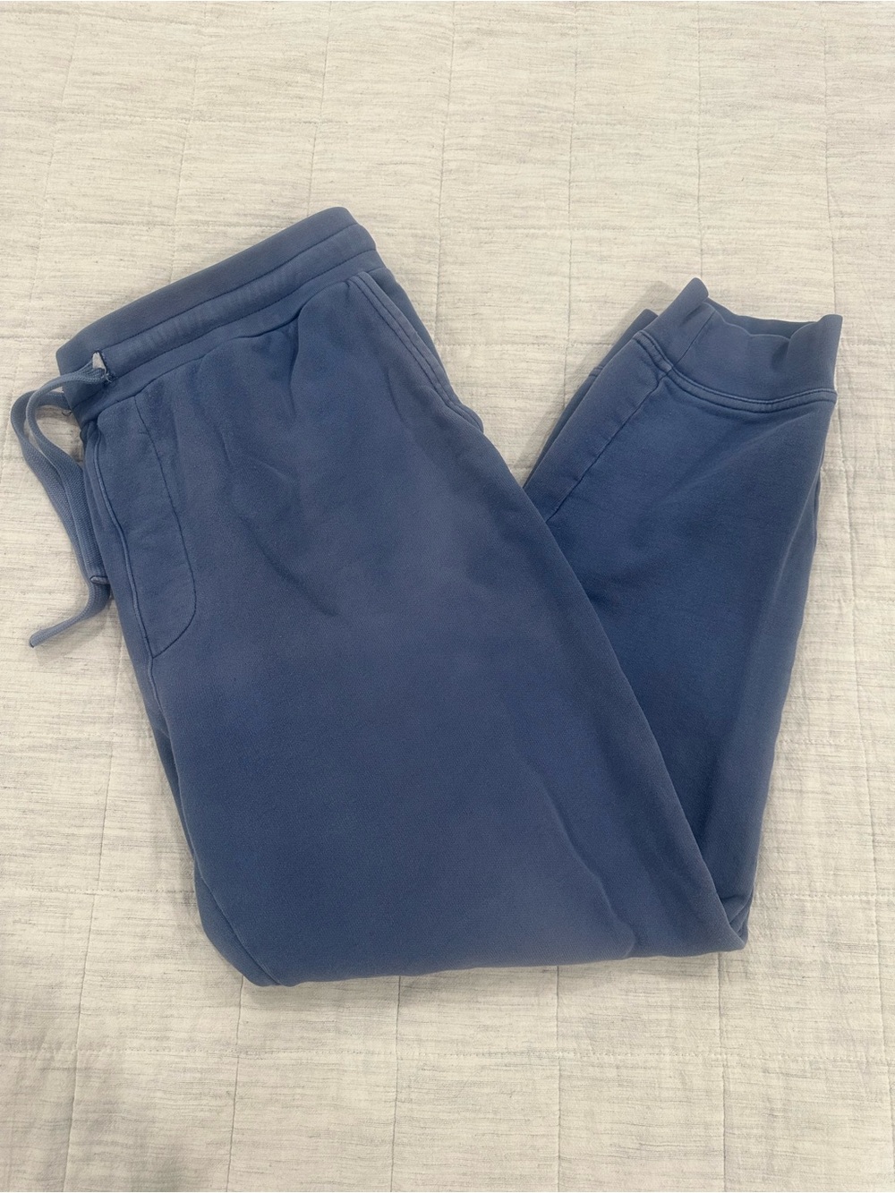 Lucky Brand Men's Faded Blue Jogger Sweatpants